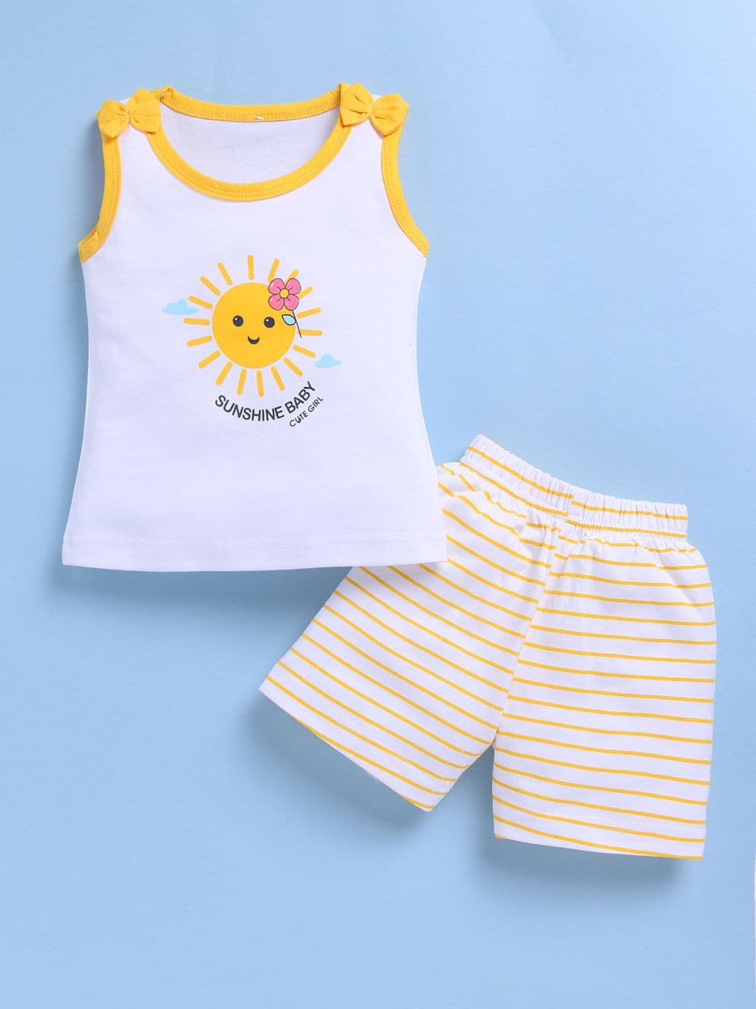 Blushh Berry Unisex Kids Printed Top with Shorts thumbnail 6