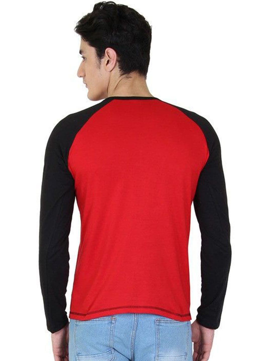 BI FASHION Men Colourblocked Henley Neck Applique T-shirt thumbnail 2