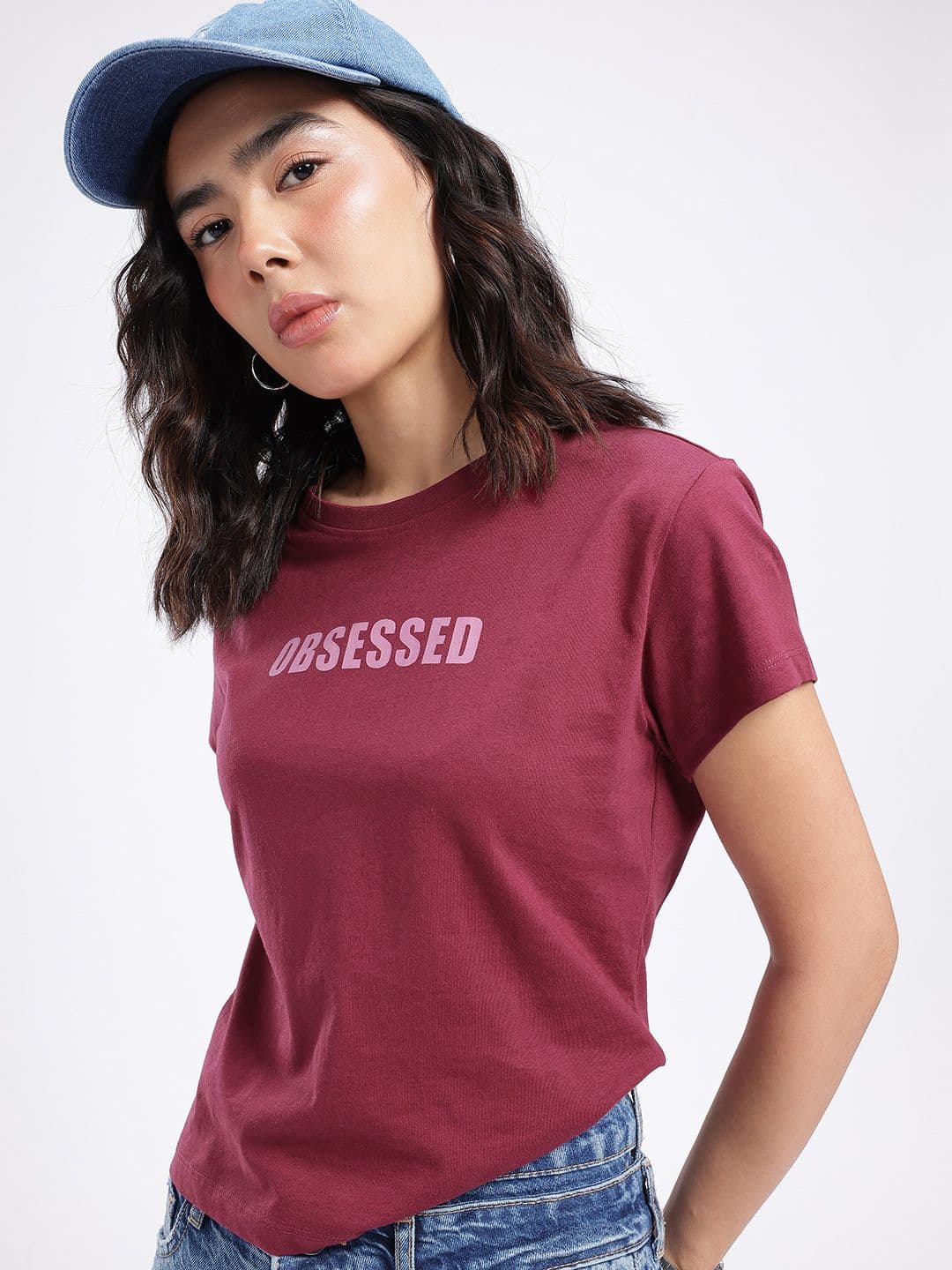 glitchez Typography Printed T-shirt - view 1