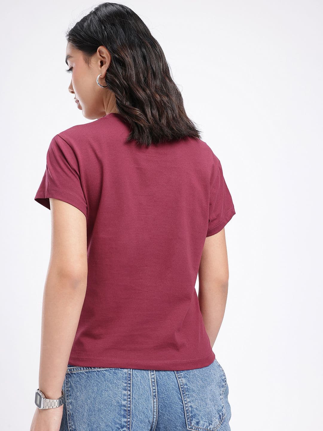 glitchez Typography Printed T-shirt thumbnail 2