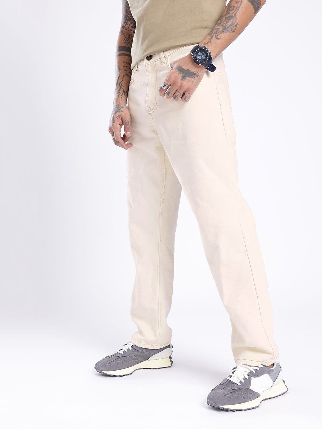 glitchez Men Straight Fit Jeans thumbnail 4