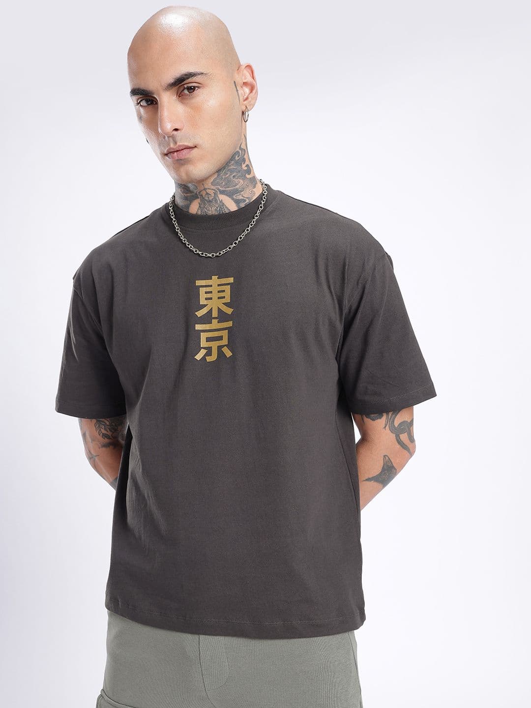 glitchez Printed Relaxed Fit T-shirt thumbnail 5