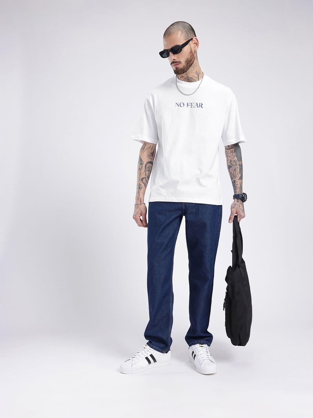 glitchez Back Printed Oversized T-shirt thumbnail 7
