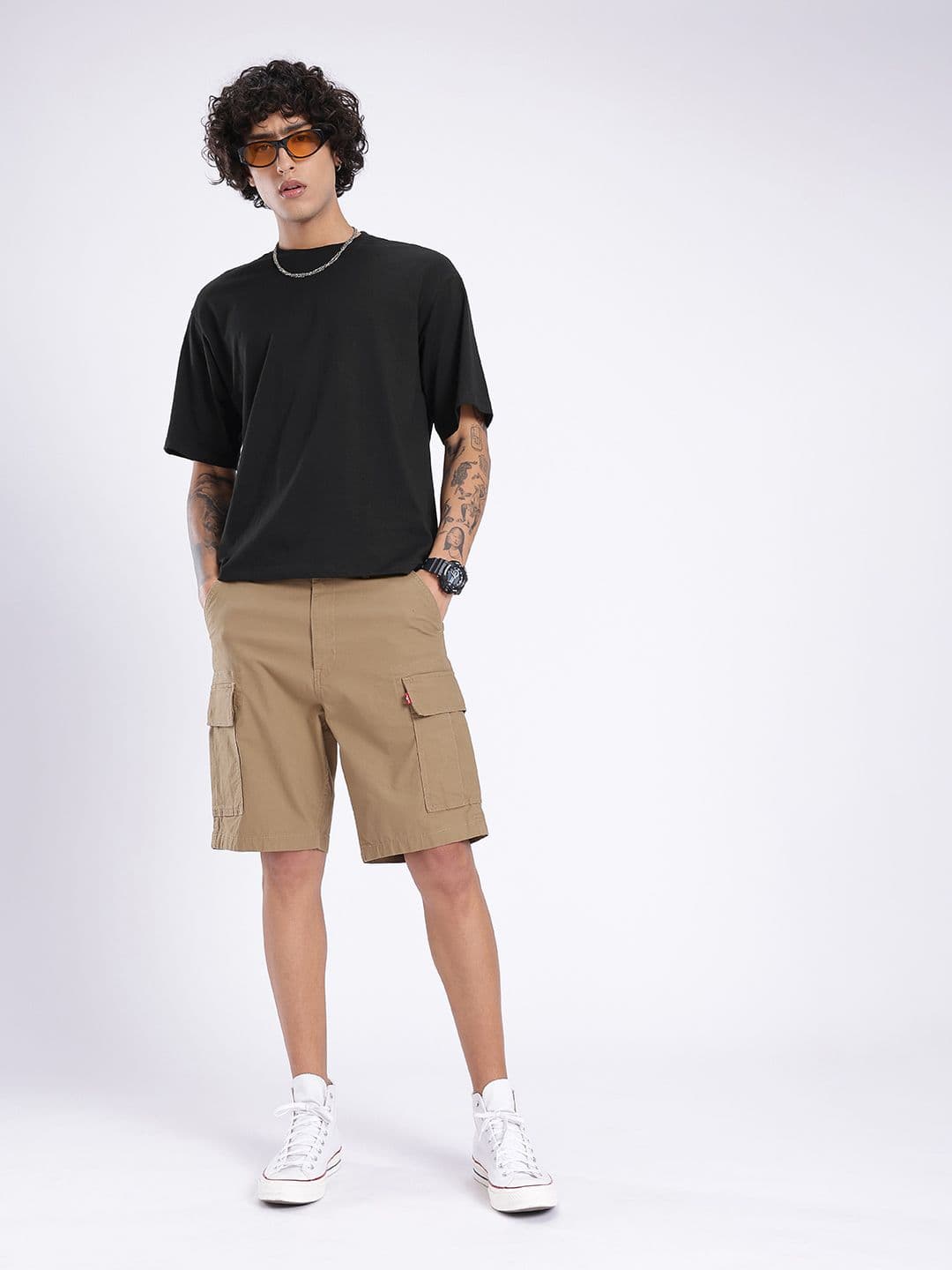 glitchez Printed Relaxed Fit T-shirt thumbnail 3