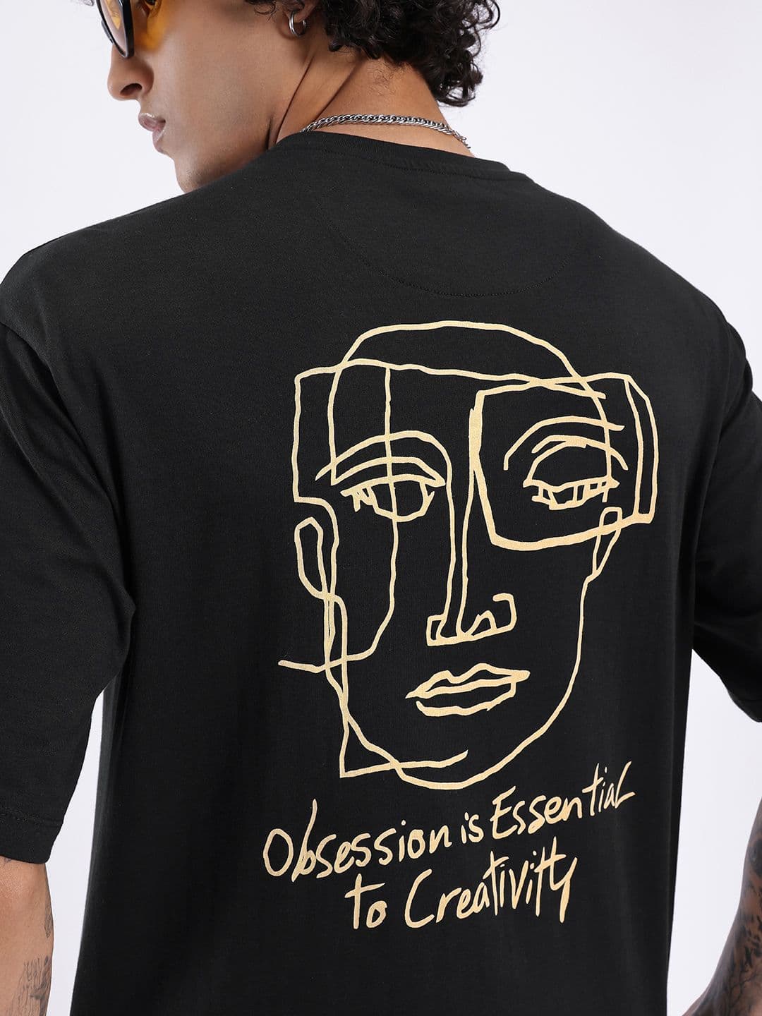 glitchez Printed Relaxed Fit T-shirt thumbnail 7