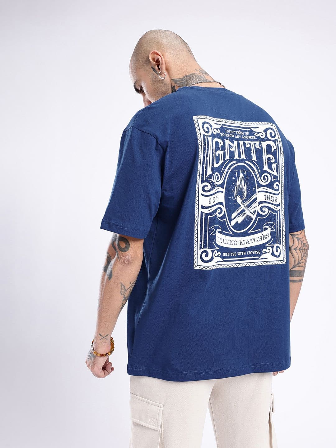 glitchez Printed Relaxed Fit T-shirt thumbnail 8