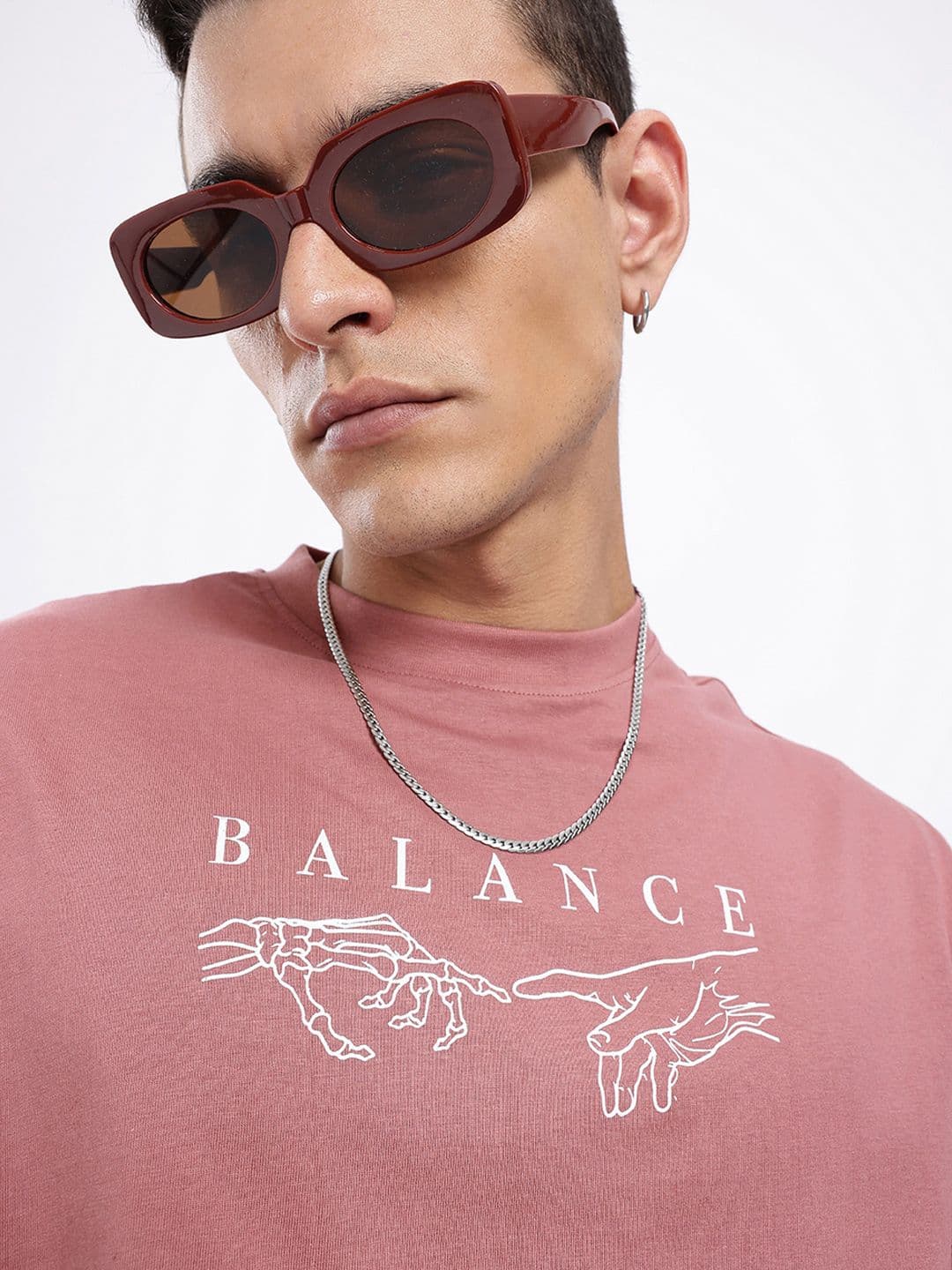 glitchez Printed Relaxed Fit T-shirt thumbnail 7