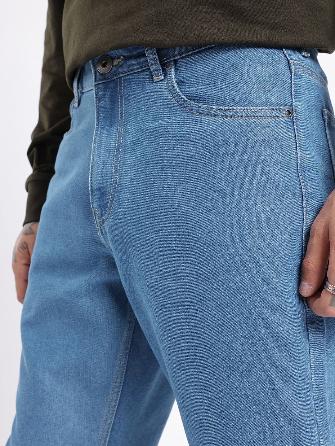 glitchez Men Straight Fit Jeans thumbnail 8