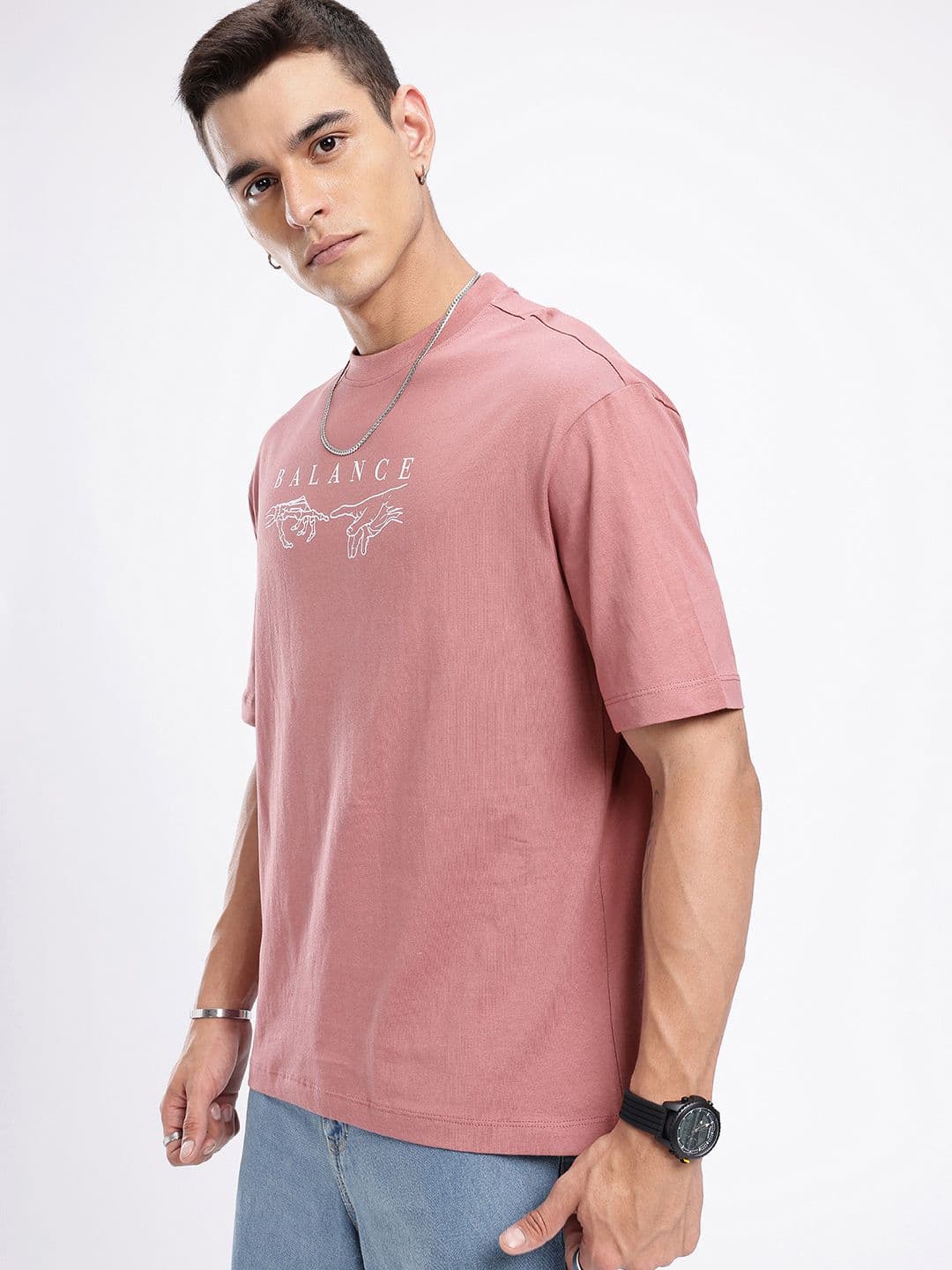 glitchez Printed Relaxed Fit T-shirt thumbnail 6