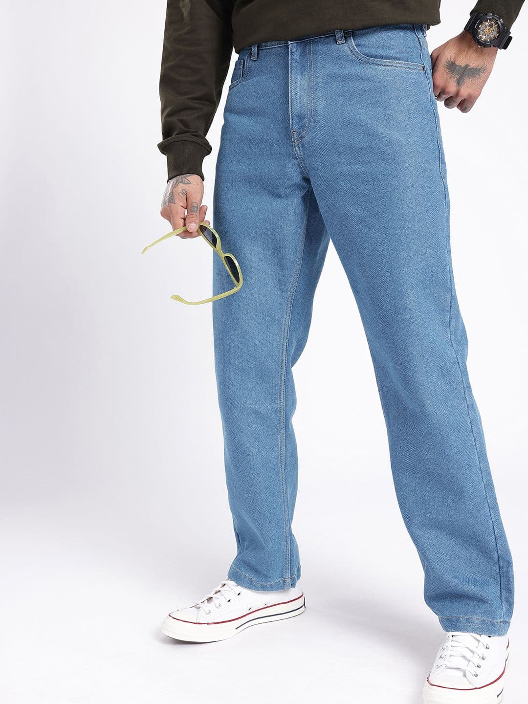 glitchez Men Straight Fit Jeans - view 1