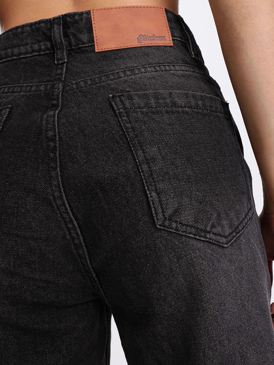 glitchez Women Light Fade Wide Leg  Jeans thumbnail 6