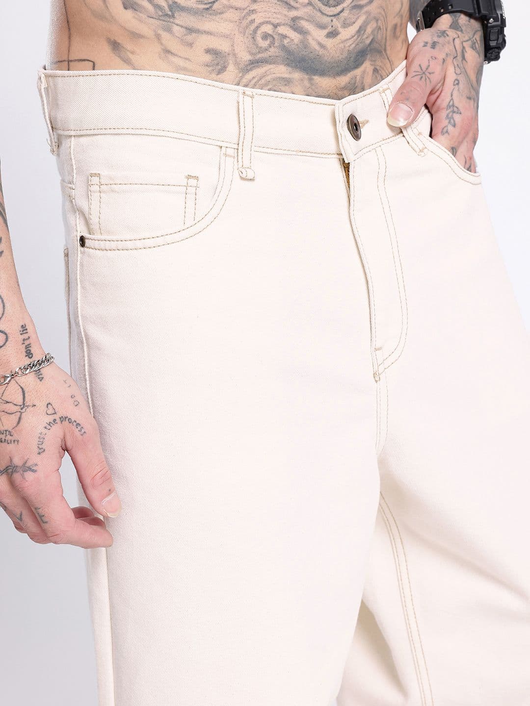 glitchez Men Baggy Baggy Fit Jeans thumbnail 4