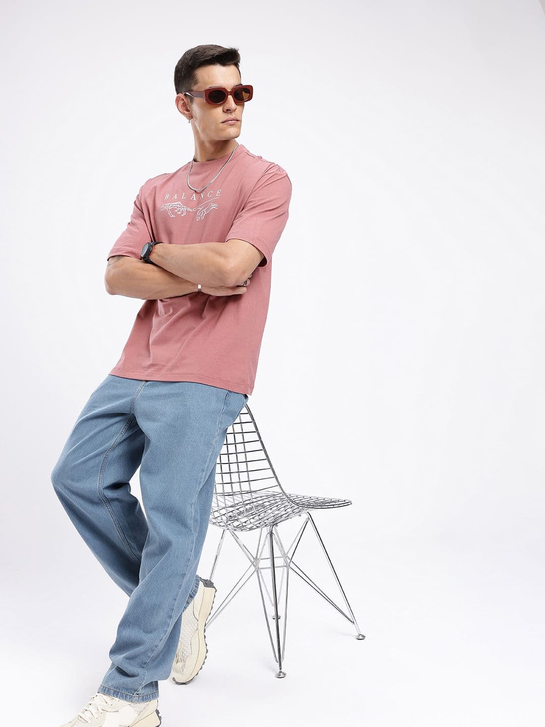 glitchez Printed Relaxed Fit T-shirt thumbnail 4