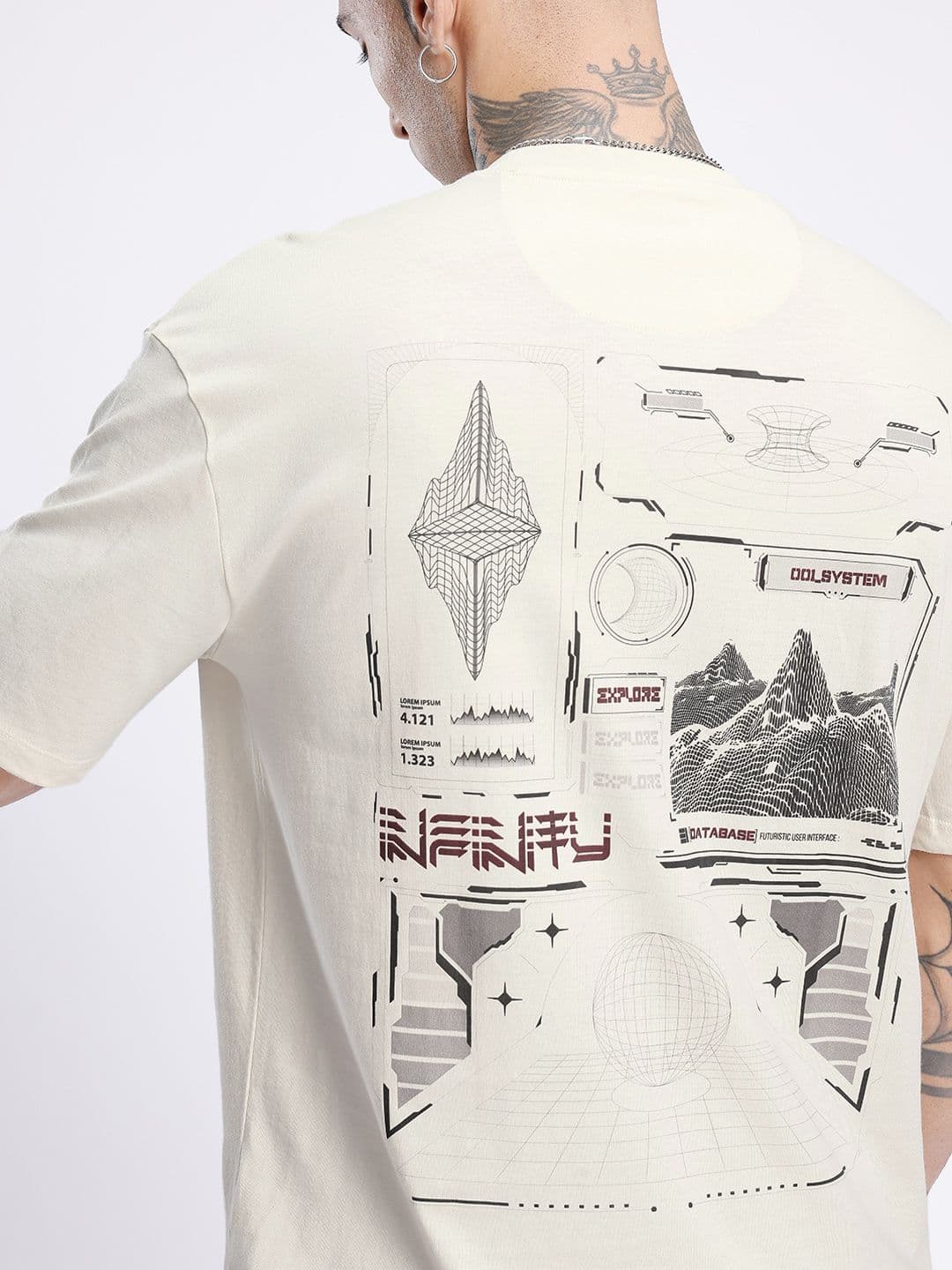 glitchez Printed Relaxed T-shirt thumbnail 7