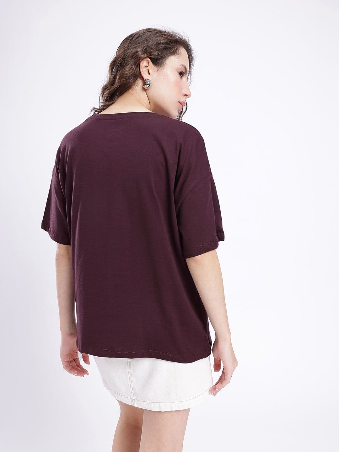 glitchez Printed Oversized T-shirt thumbnail 3
