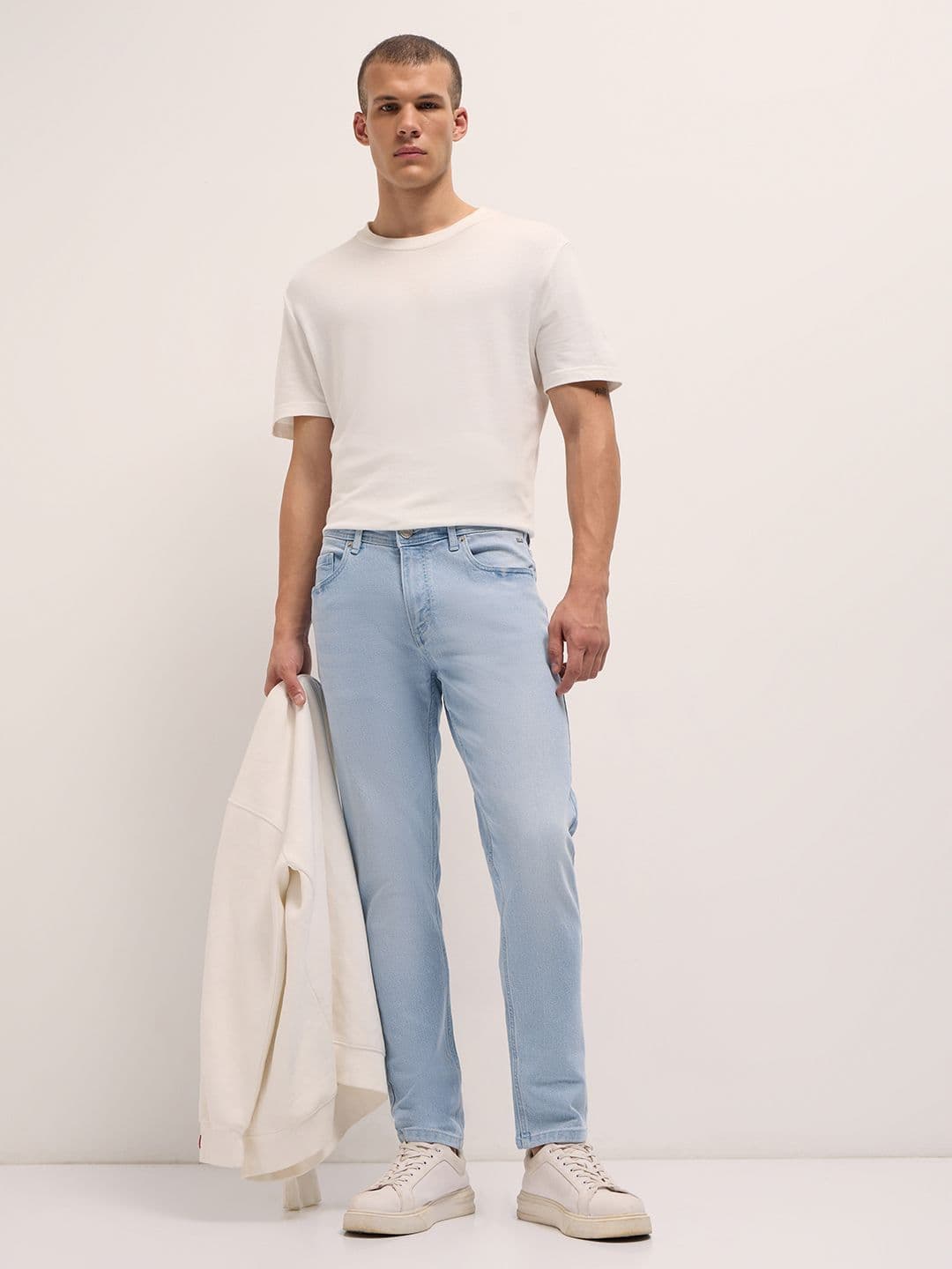 THE BEAR HOUSE Men Cotton Washed Slim Fit Jean Stretchable Jeans thumbnail 6