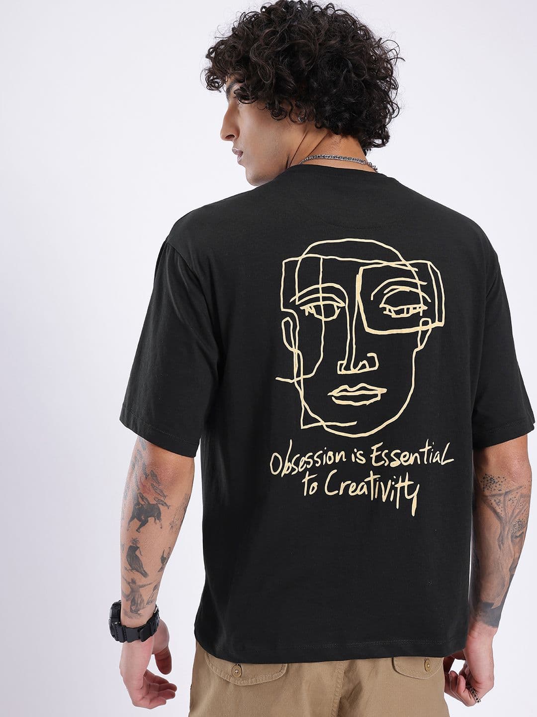 glitchez Printed Relaxed Fit T-shirt thumbnail 5