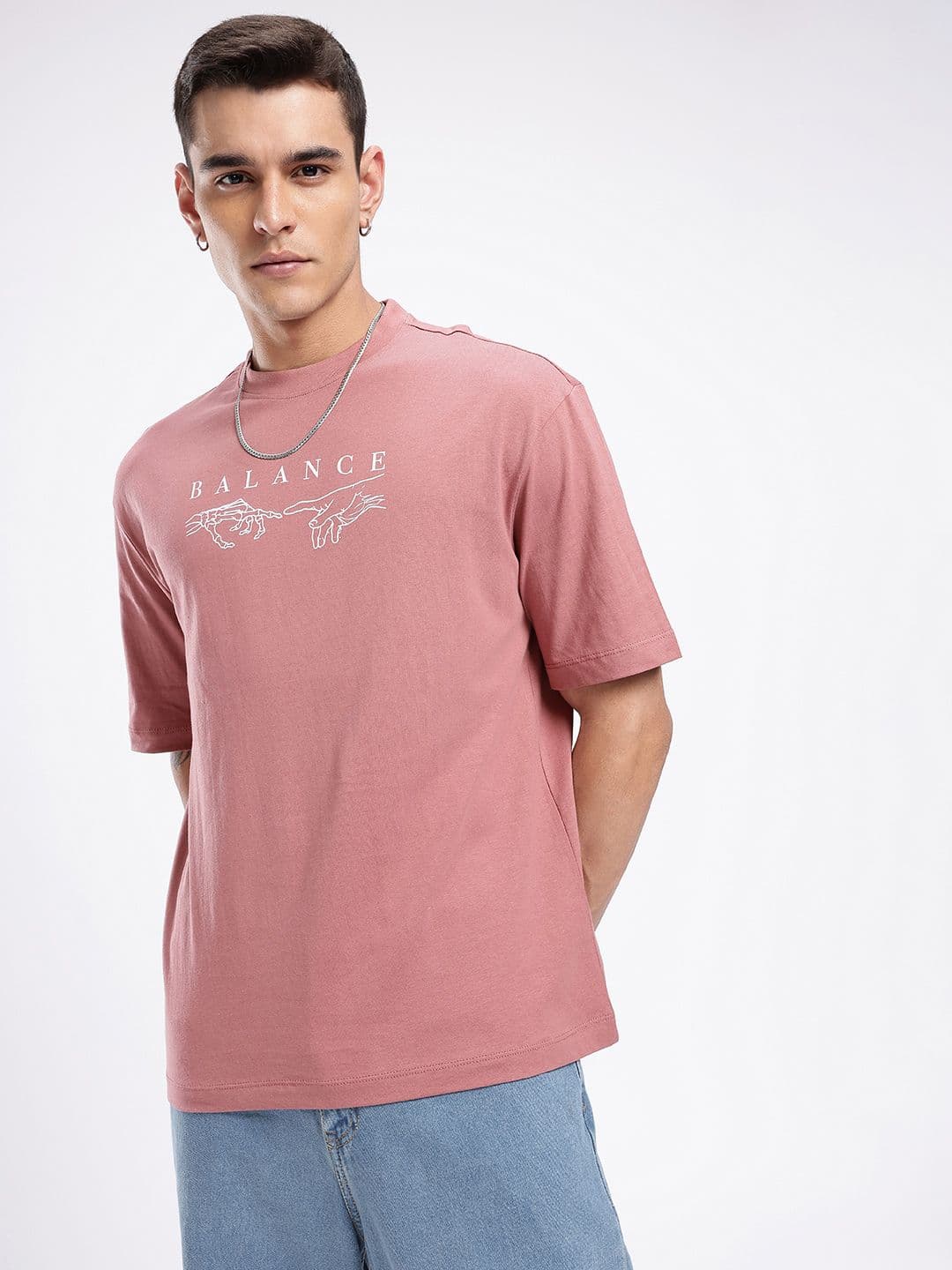 glitchez Printed Relaxed Fit T-shirt thumbnail 2