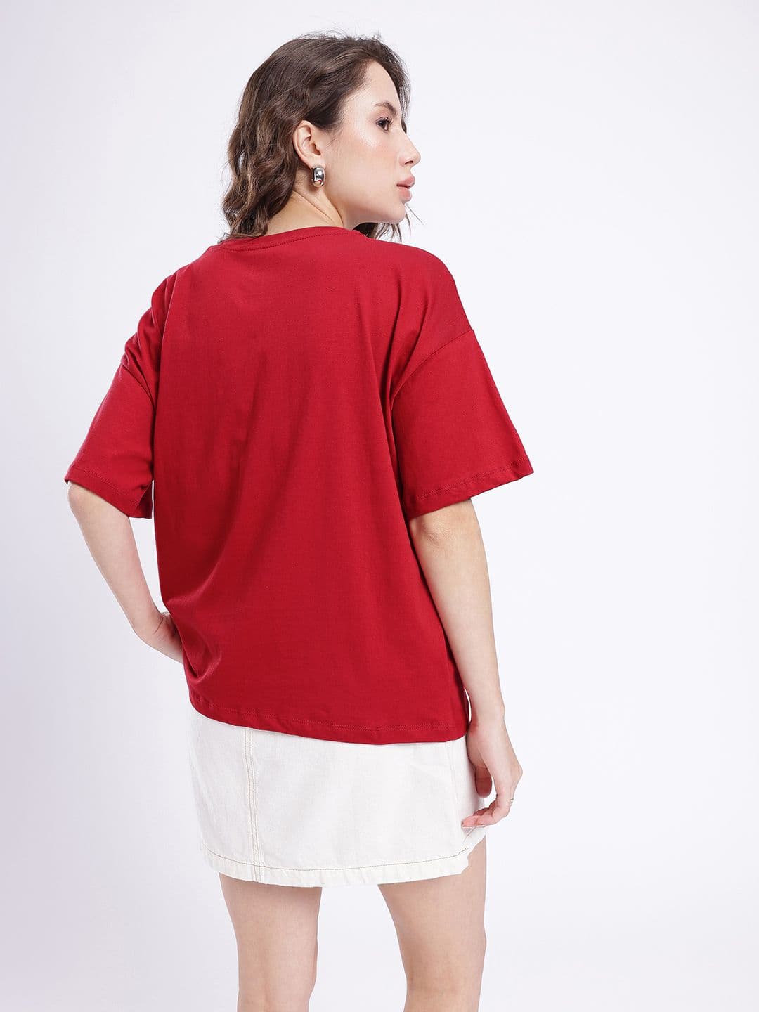 glitchez Printed Oversized T-shirt thumbnail 2