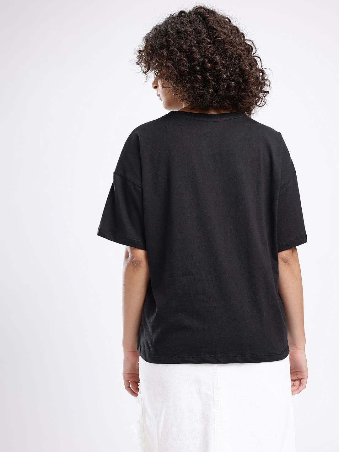 glitchez Classic Graphic Printed Oversized T-shirt thumbnail 5