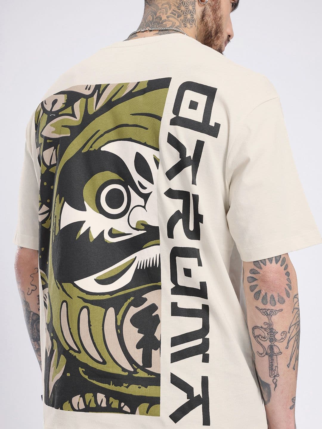 glitchez Printed Oversized T-shirt thumbnail 8