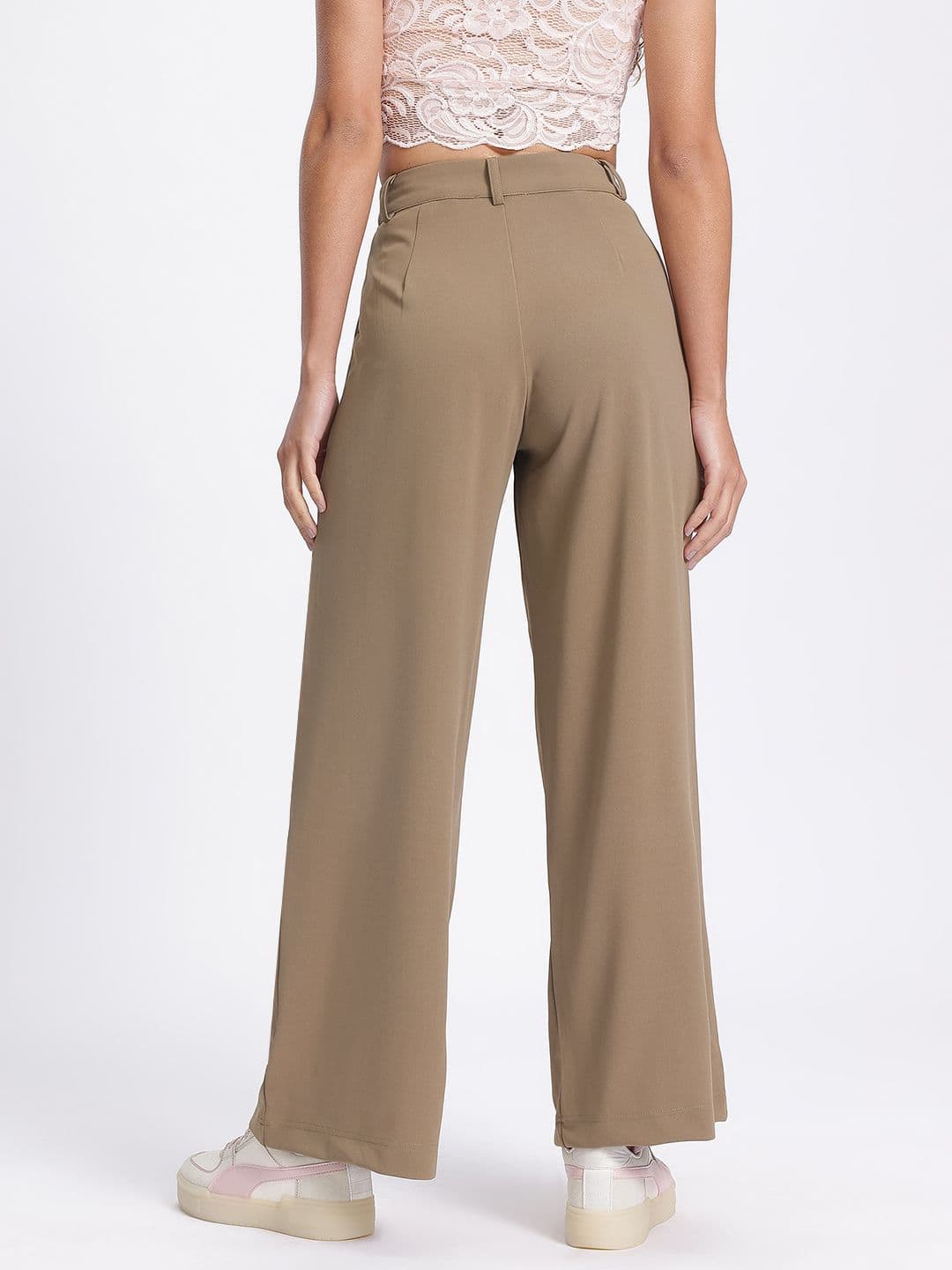 glitchez Women Pleated High-Rise Korean Pants thumbnail 6