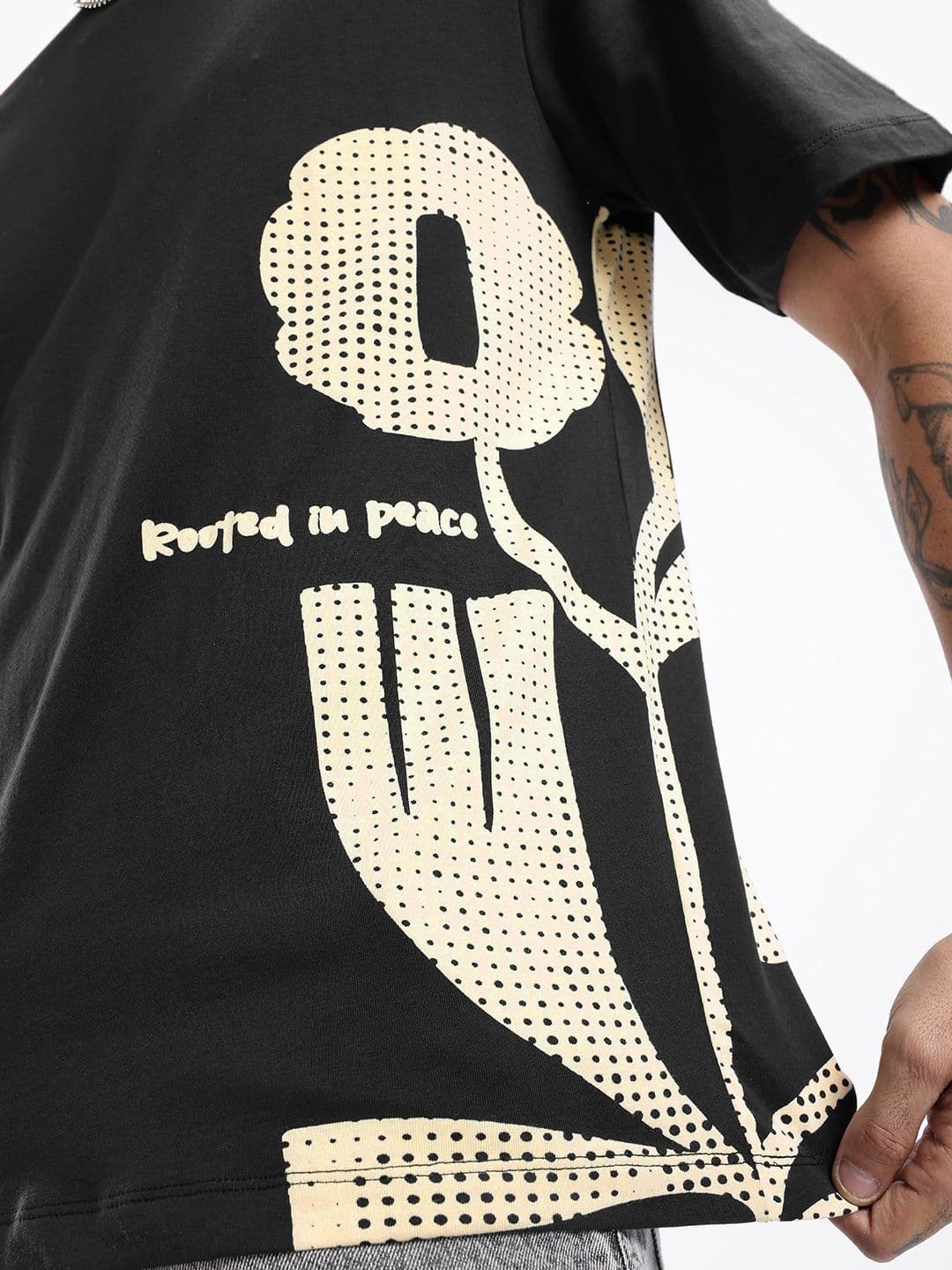 glitchez Printed Relaxed Fit T-shirt thumbnail 7