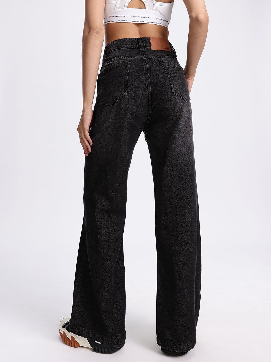 glitchez Women Light Fade Wide Leg  Jeans thumbnail 7