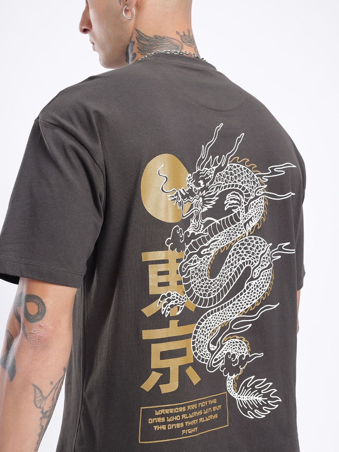 glitchez Printed Relaxed Fit T-shirt thumbnail 3