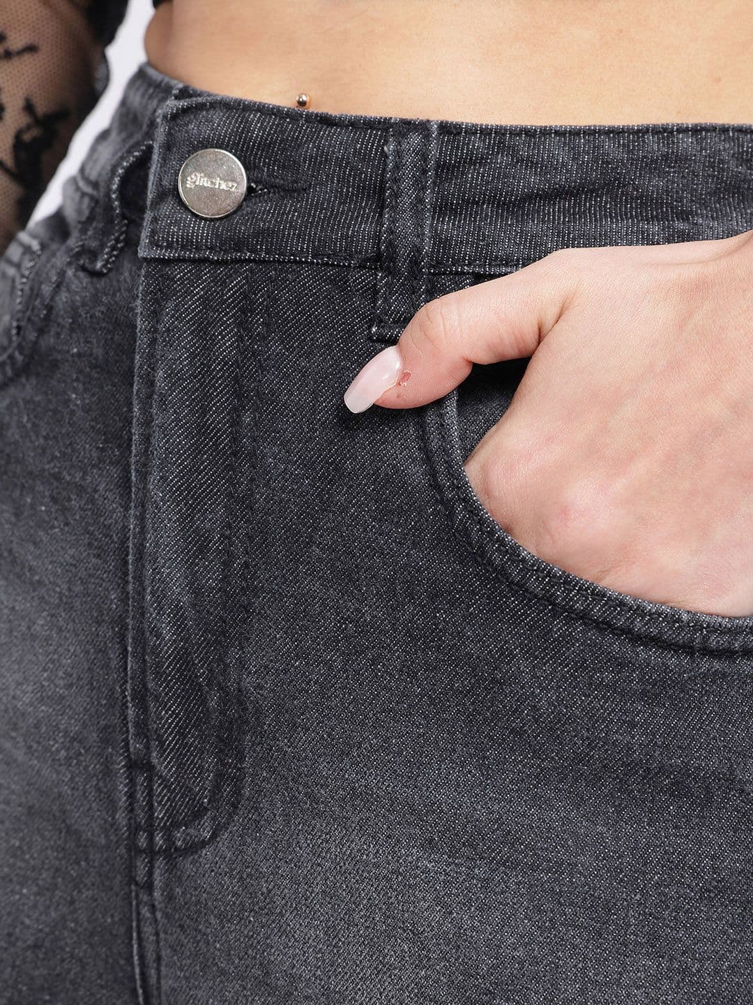 glitchez Women Light Fade Jeans thumbnail 2
