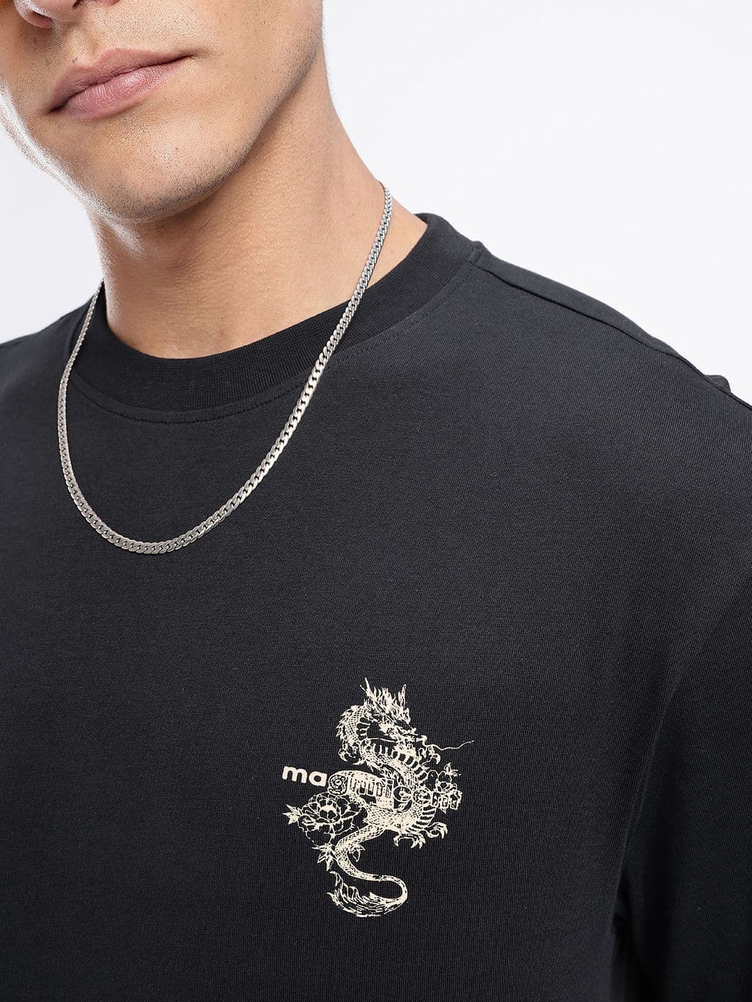 glitchez Graphic Printed Relaxed Fit T-shirt thumbnail 6