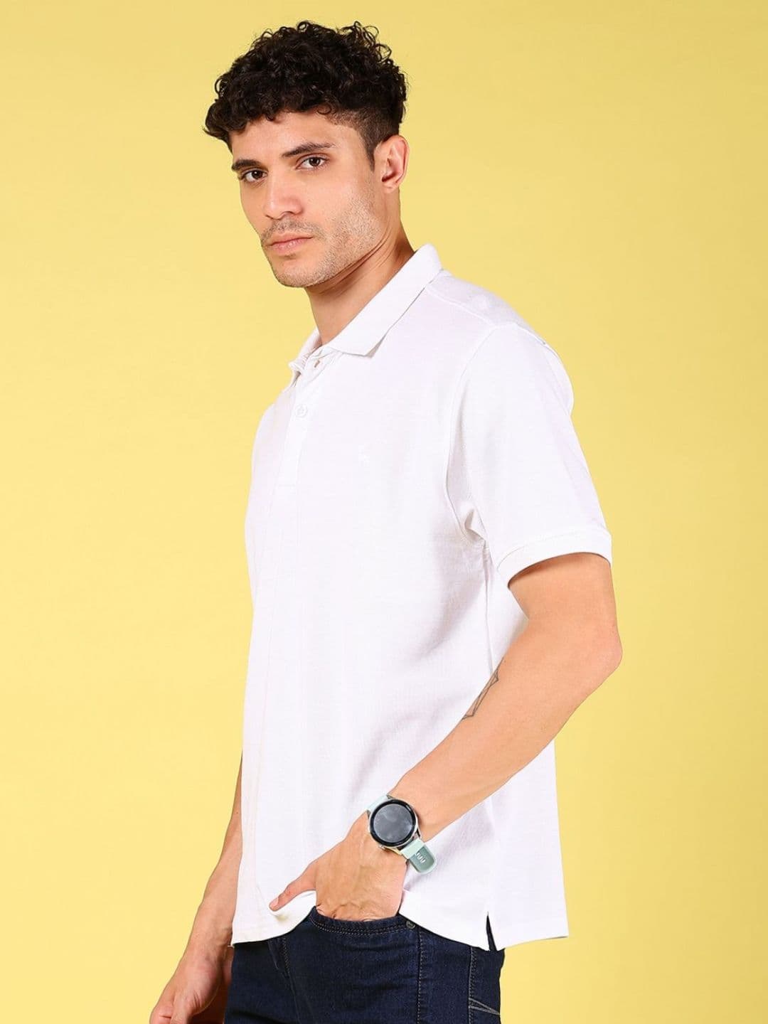 V-Mart Men Polo Collar Embroidered T-shirt thumbnail 6