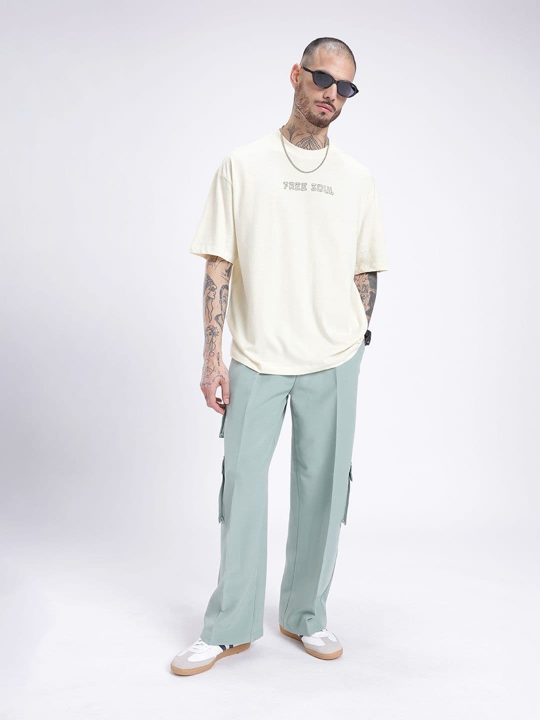 glitchez Printed Relaxed Fit T-shirt thumbnail 4