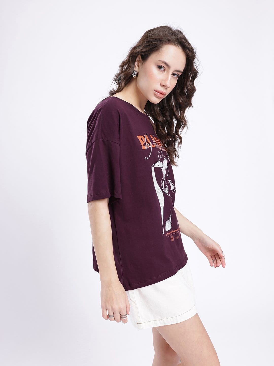 glitchez Printed Oversized T-shirt thumbnail 5