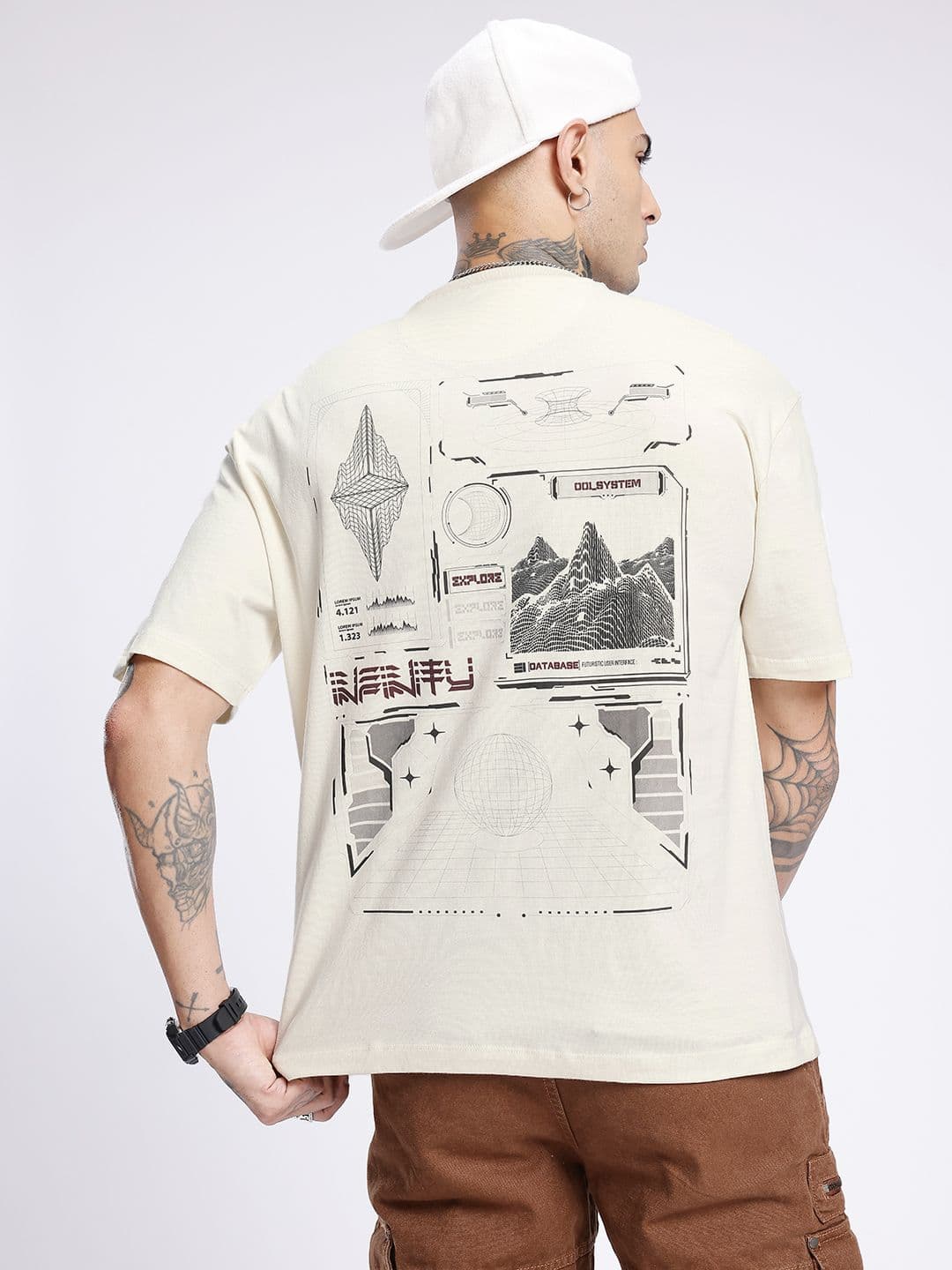 glitchez Printed Relaxed T-shirt - view 1