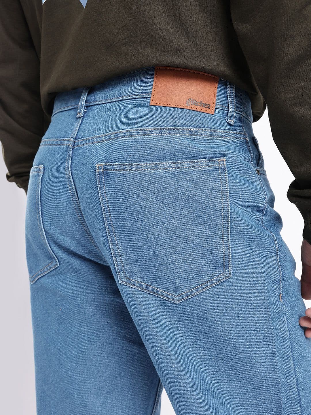 glitchez Men Straight Fit Jeans thumbnail 6