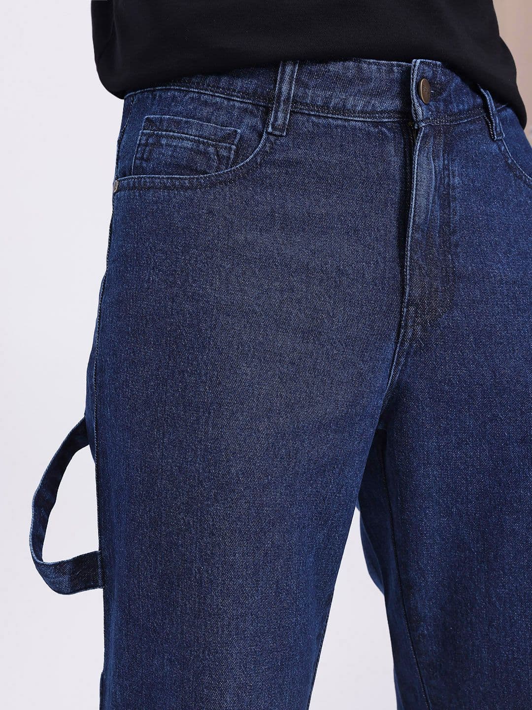 glitchez Men Crinkle Regular Fit Jeans thumbnail 7