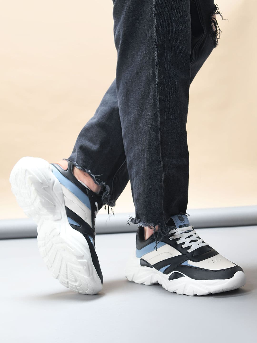 HRX by Hrithik Roshan Men PU Sneakers thumbnail 4