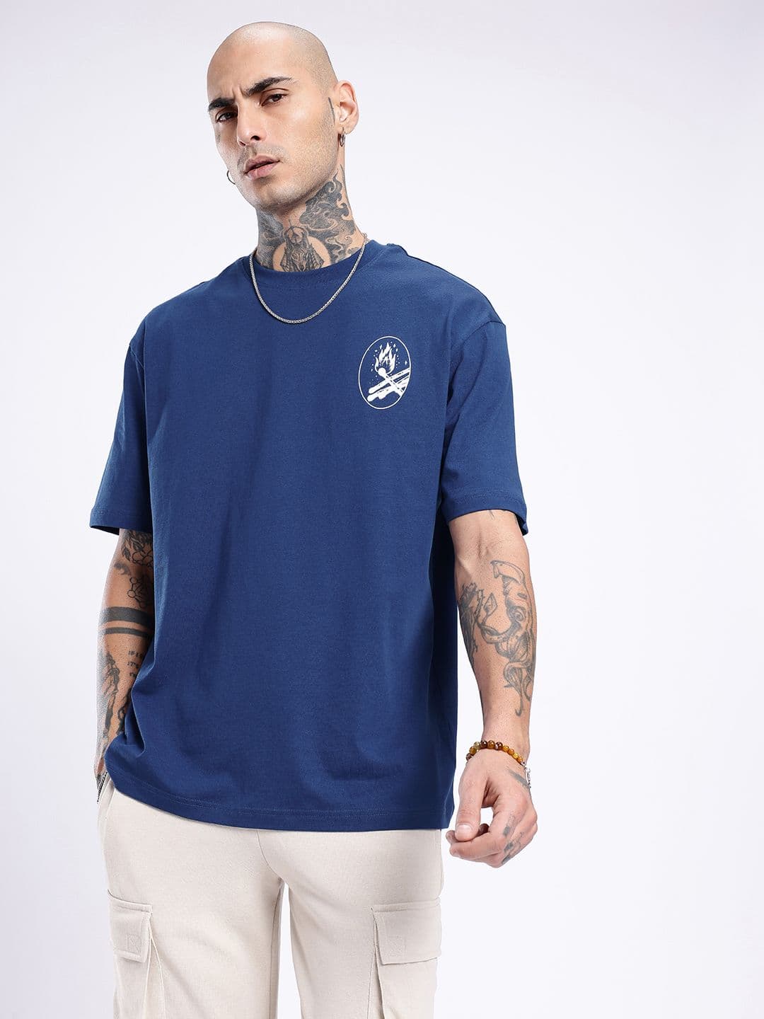 glitchez Printed Relaxed Fit T-shirt thumbnail 2