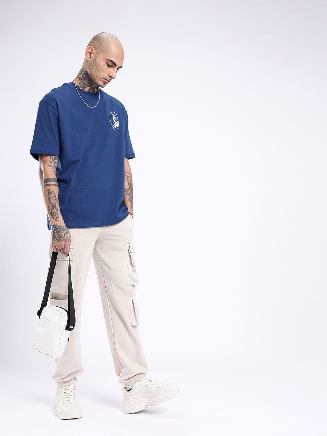glitchez Printed Relaxed Fit T-shirt thumbnail 4