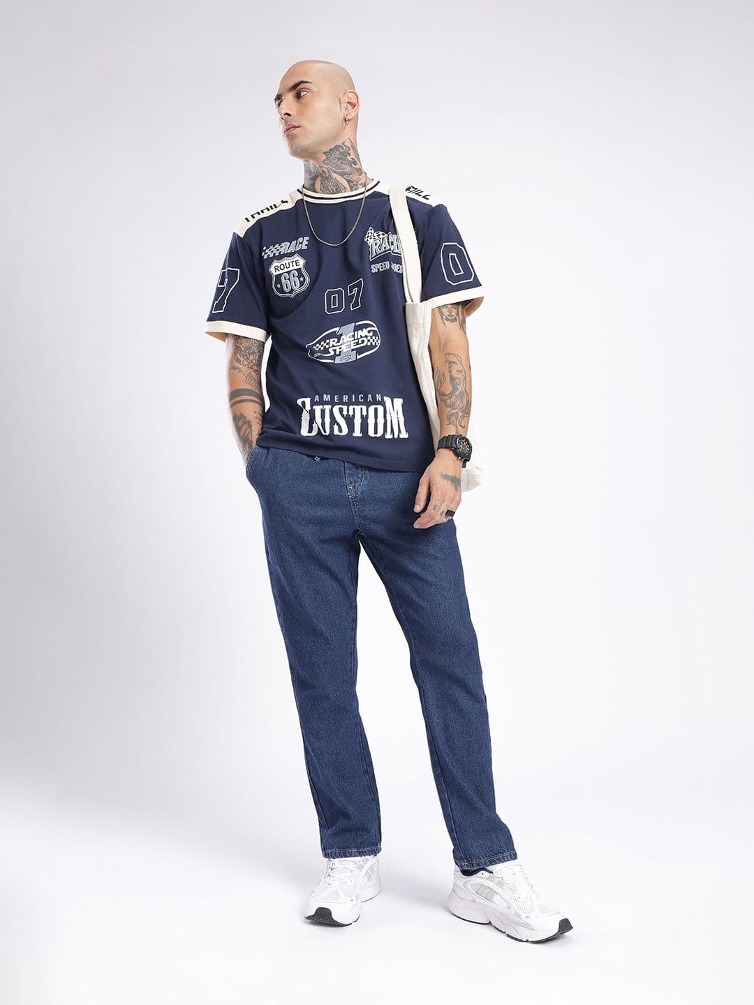 glitchez Men Regular Fit Jeans thumbnail 3