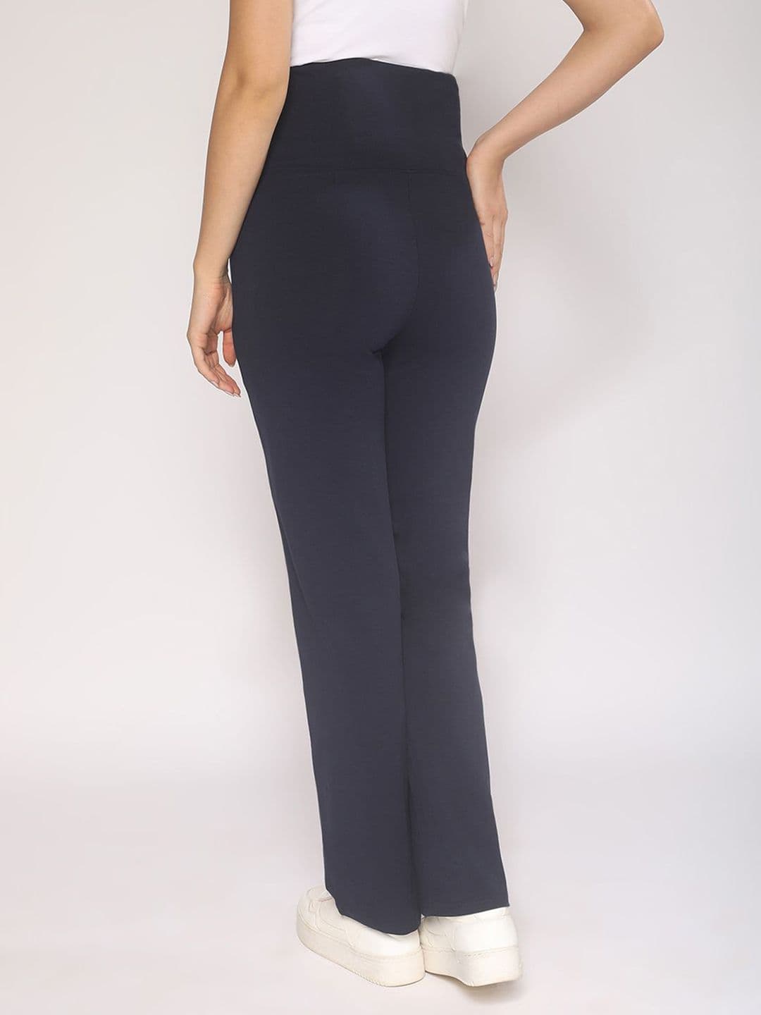 MomToBe Women High-Rise Cotton Straight-Fit Maternity Track Pants thumbnail 4