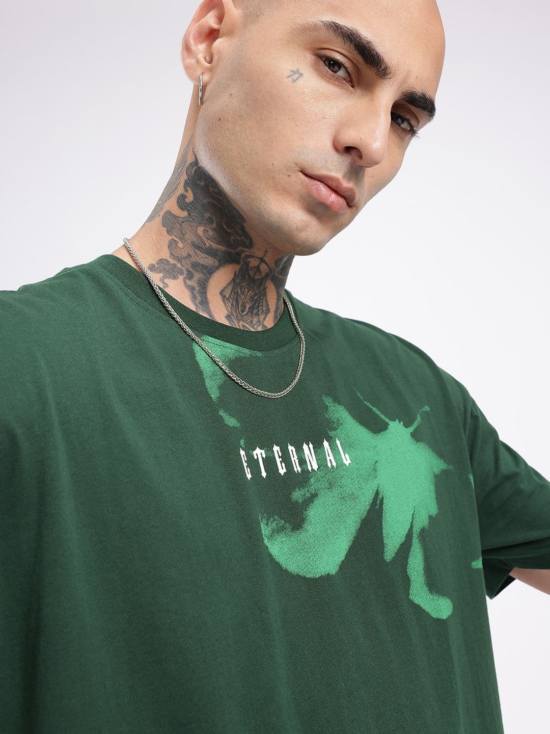 glitchez Graphic Printed Relaxed Fit T-shirt thumbnail 3