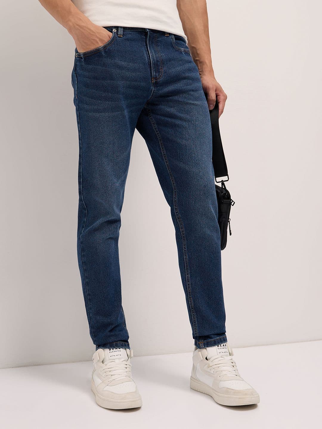 THE BEAR HOUSE Men Slim Fit Jean Cotton Stretchable Jeans - view 1