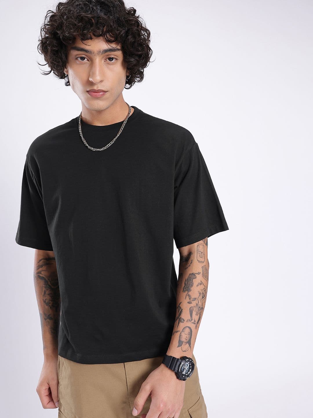 glitchez Printed Relaxed Fit T-shirt thumbnail 2