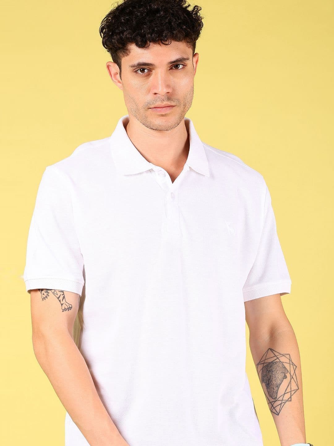 V-Mart Men Polo Collar Embroidered T-shirt thumbnail 7