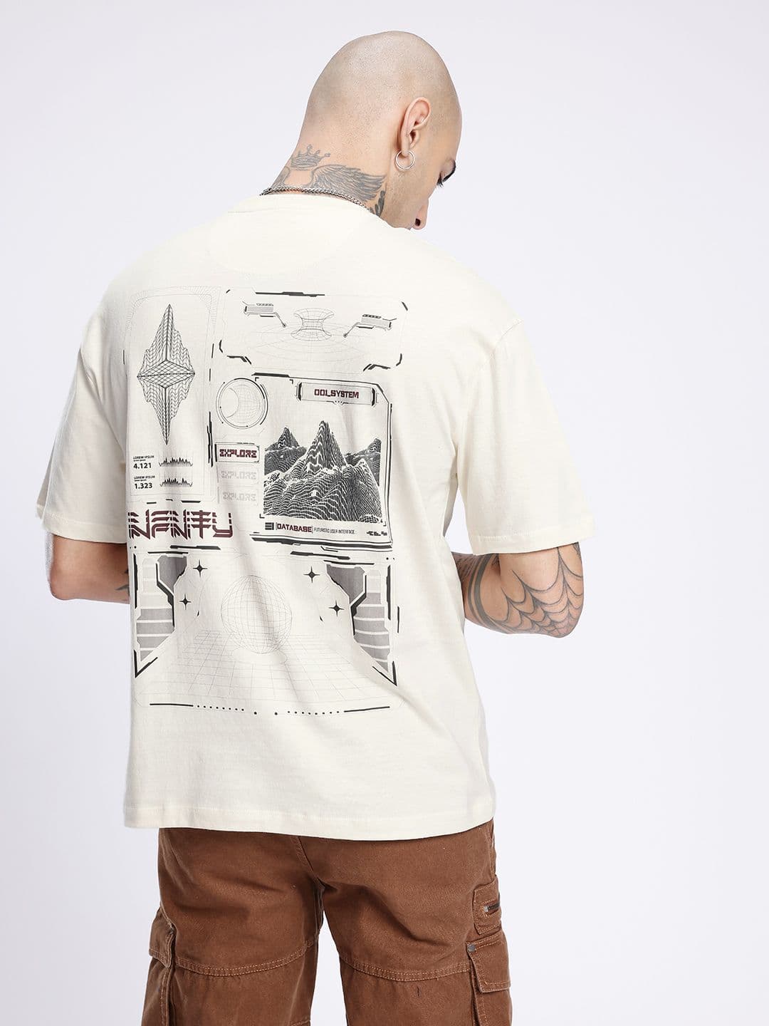 glitchez Printed Relaxed T-shirt thumbnail 2