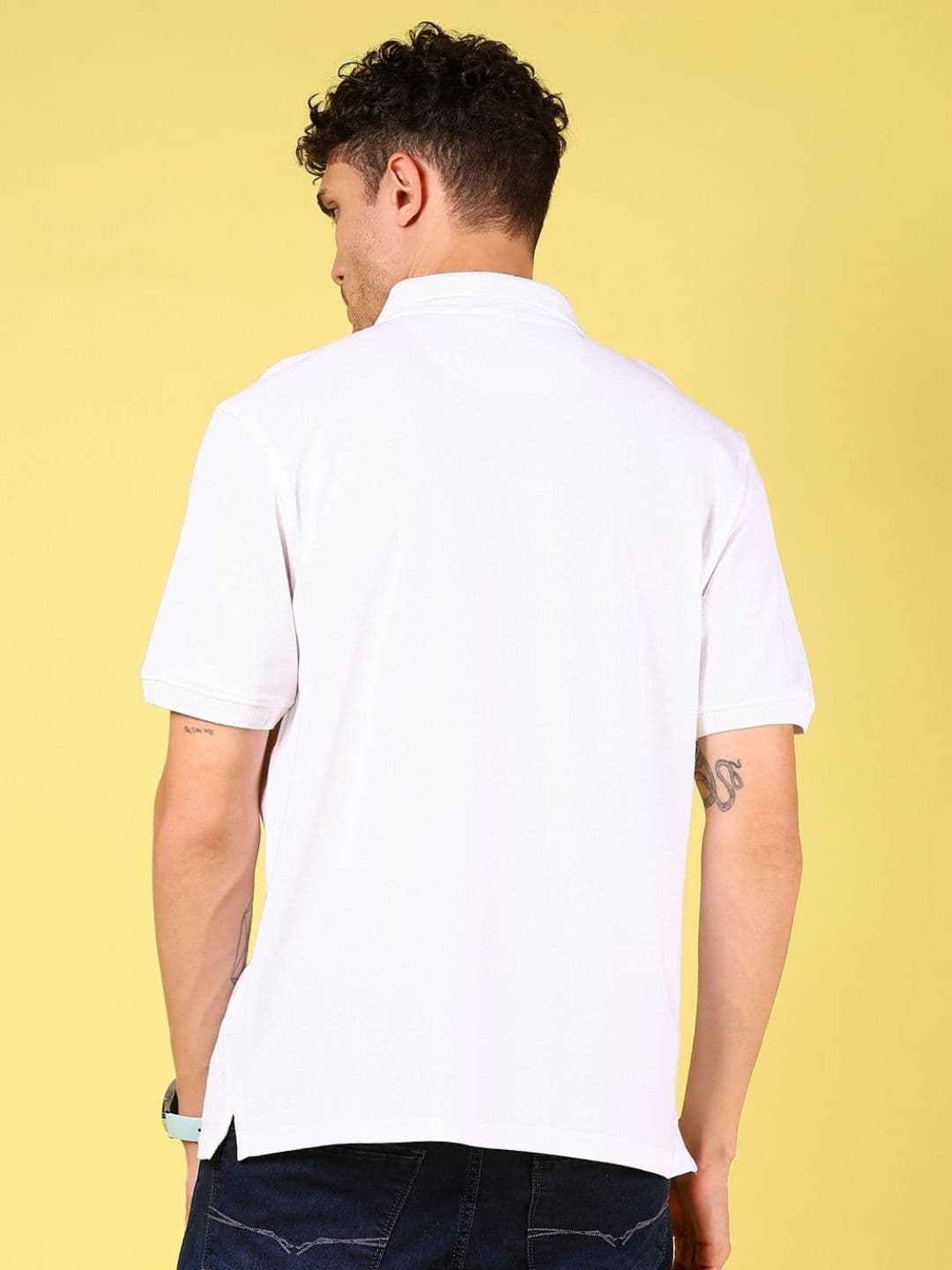 V-Mart Men Polo Collar Embroidered T-shirt thumbnail 4