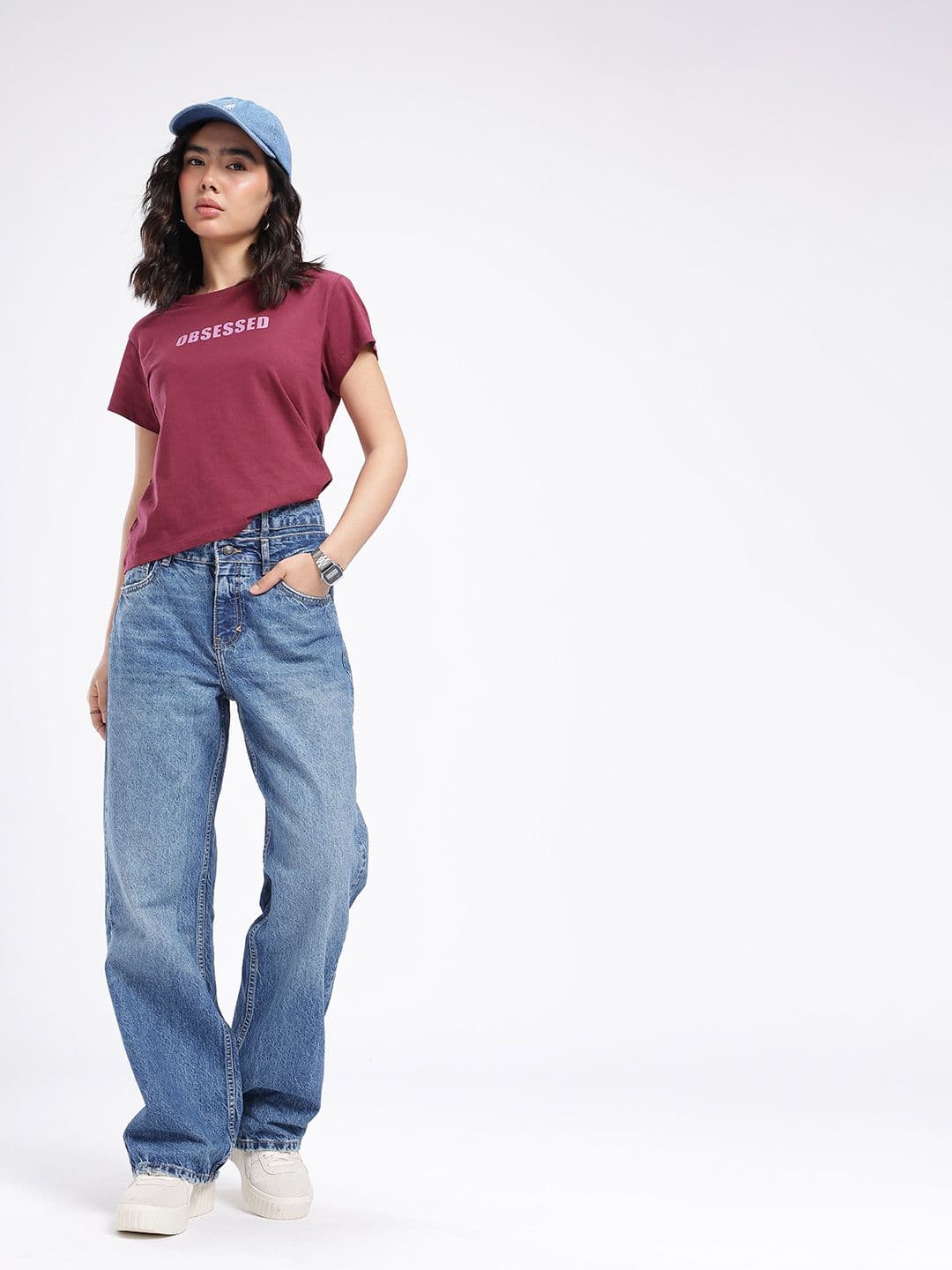 glitchez Typography Printed T-shirt thumbnail 3