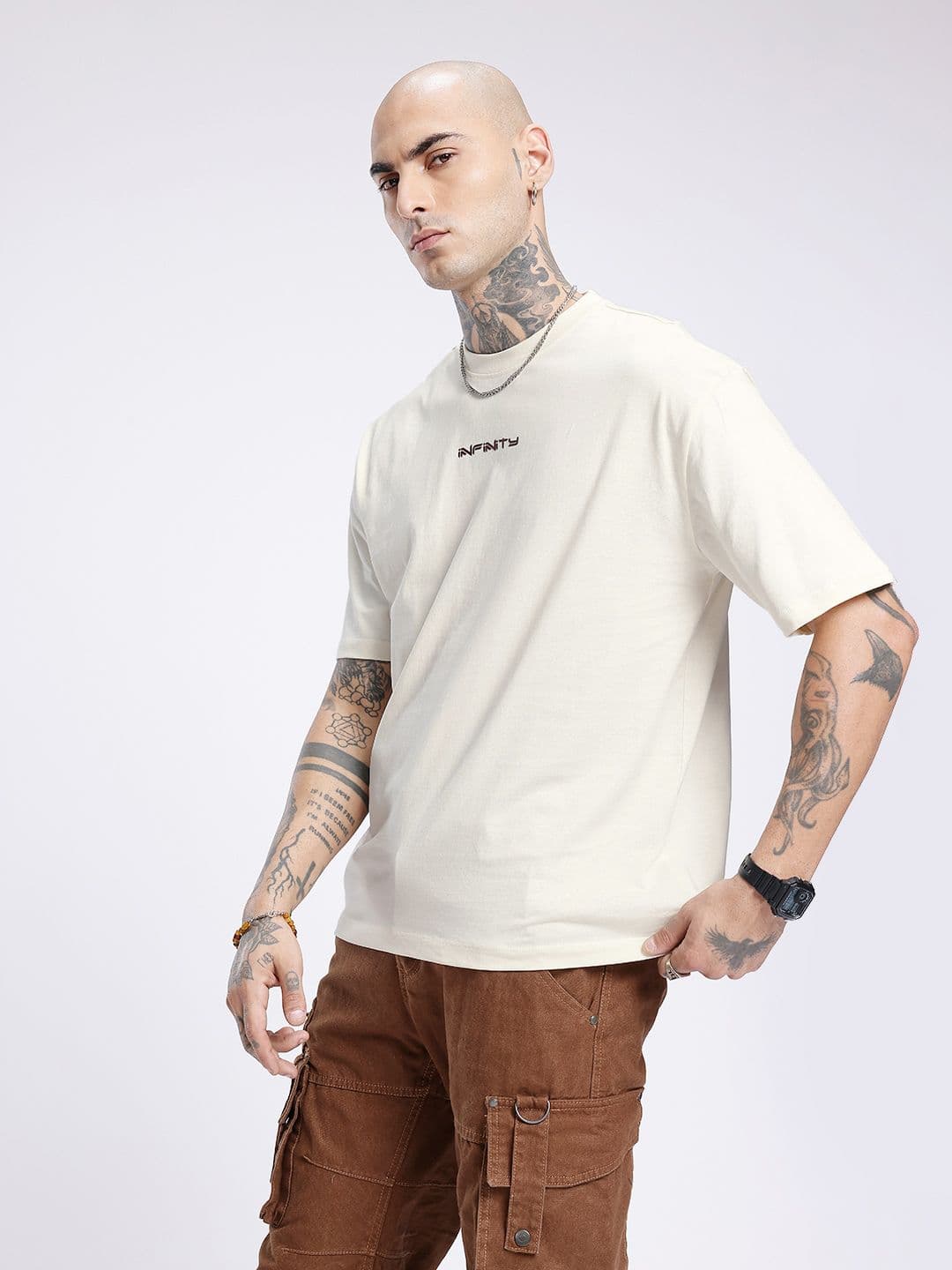 glitchez Printed Relaxed T-shirt thumbnail 5